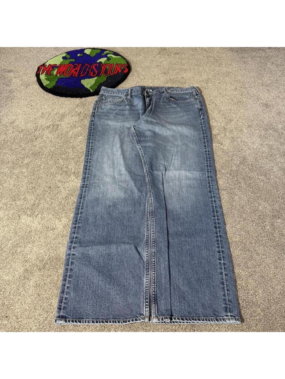 y2k baggy vintage banana republic denim jeans